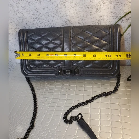 Rebecca MinkoffBlack Quilted Purse Leather Women's Bag